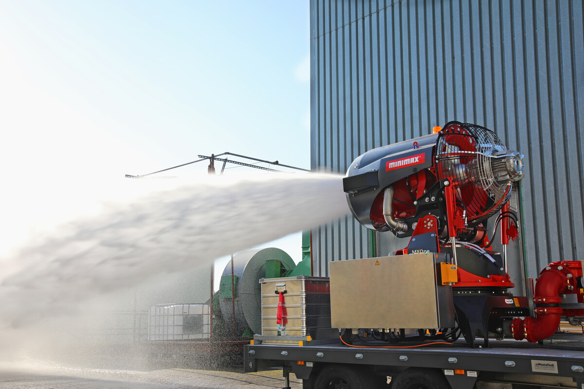 Teste de sistema de supressão de incêndio